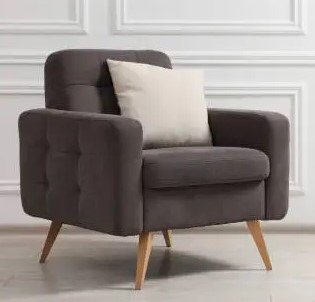 Retro Tufted Lounge Chair